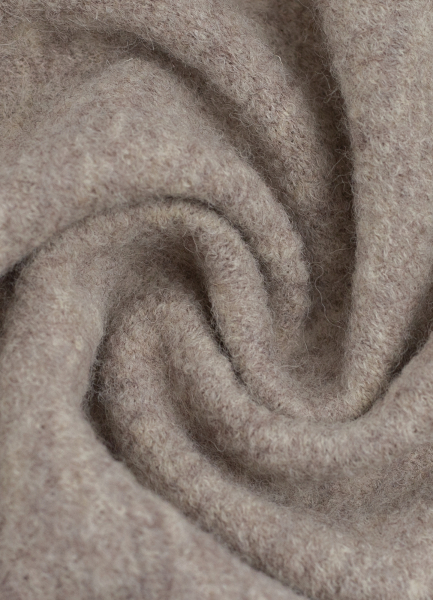 gekochte Wolle - Wollstoff - Walk - Naomi - beige melliert - 1170